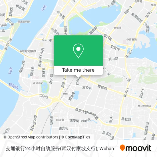 交通银行24小时自助服务(武汉付家坡支行) map