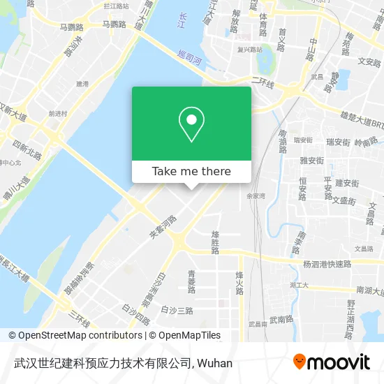 武汉世纪建科预应力技术有限公司 map
