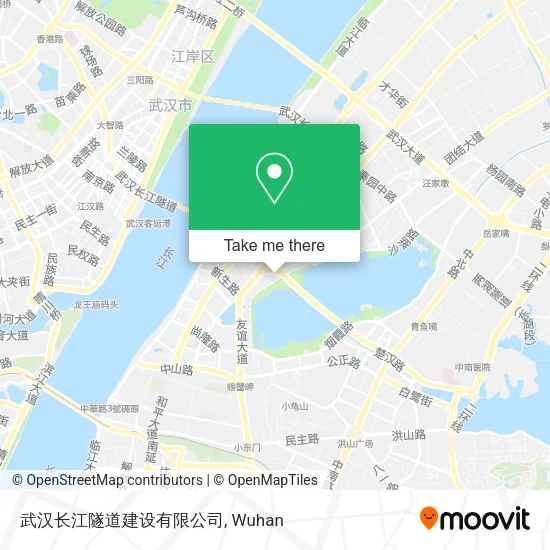 武汉长江隧道建设有限公司 map