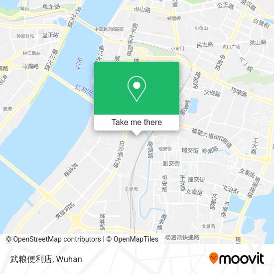 武粮便利店 map