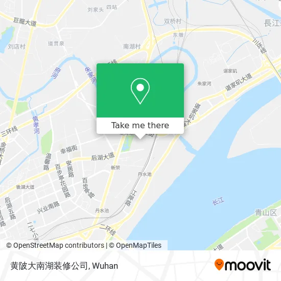 黄陂大南湖装修公司 map