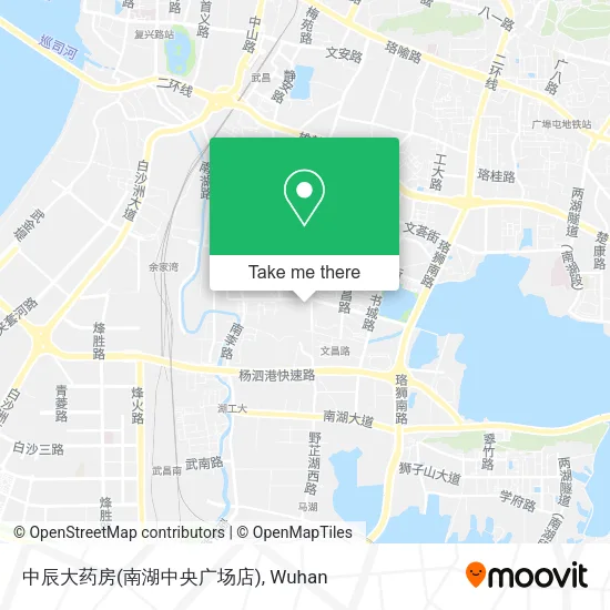 中辰大药房(南湖中央广场店) map