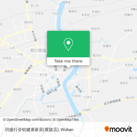 玥盛行全铝健康家居(黄陂店) map