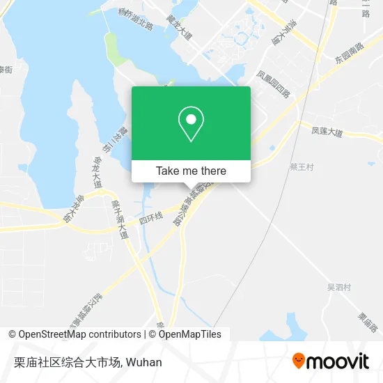 栗庙社区综合大市场 map