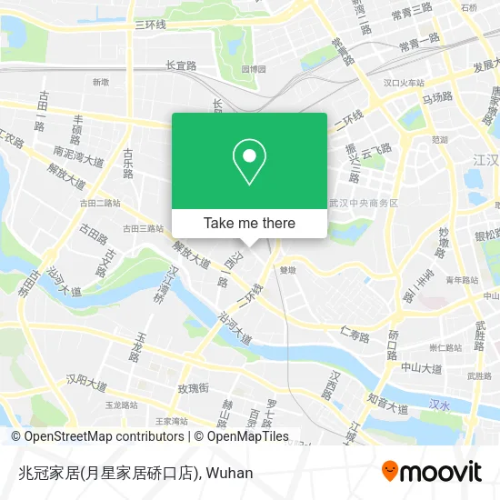 兆冠家居(月星家居硚口店) map