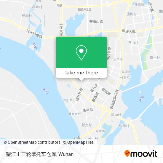 望江正三轮摩托车仓库 map