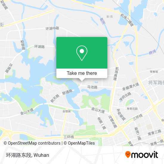 环湖路东段 map