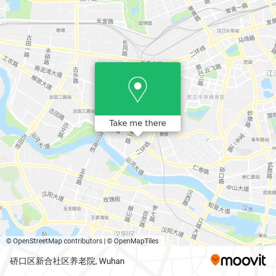 硚口区新合社区养老院 map