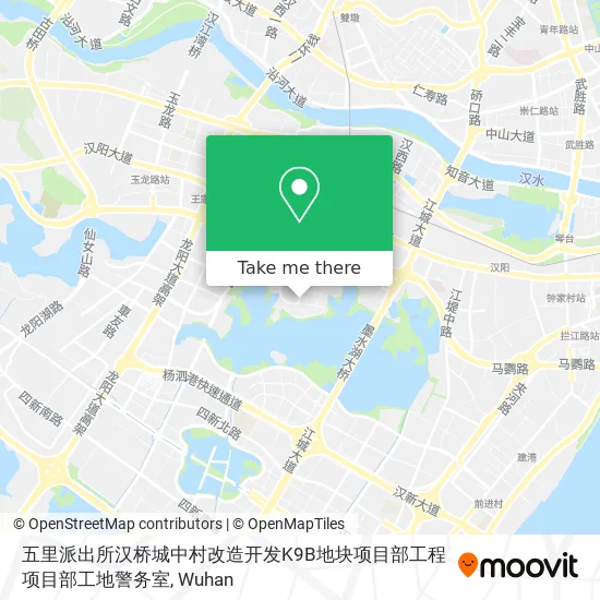 五里派出所汉桥城中村改造开发K9B地块项目部工程项目部工地警务室 map