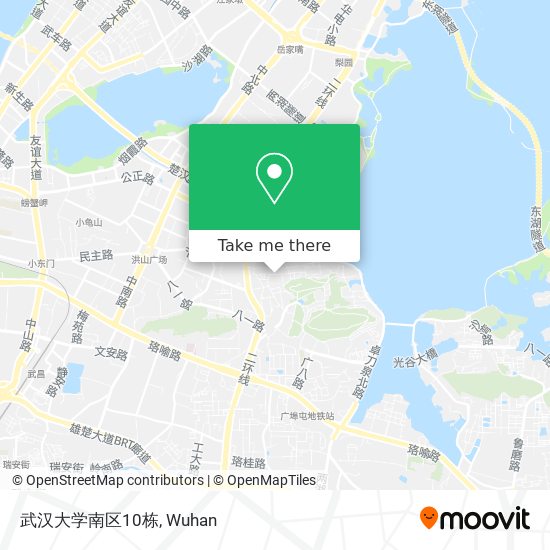 武汉大学南区10栋 map