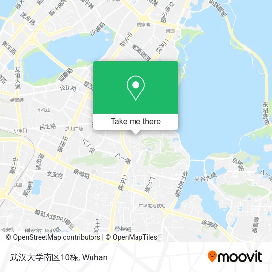武汉大学南区10栋 map