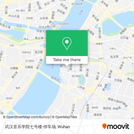 武汉音乐学院七号楼-停车场 map
