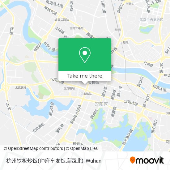 杭州铁板炒饭(帅府车友饭店西北) map