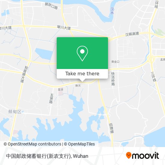 中国邮政储蓄银行(新农支行) map