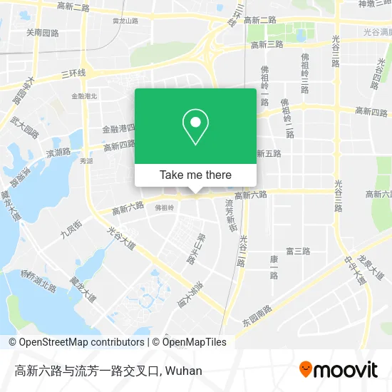 高新六路与流芳一路交叉口 map