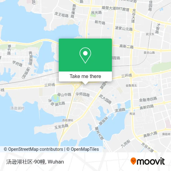 汤逊湖社区-90幢 map