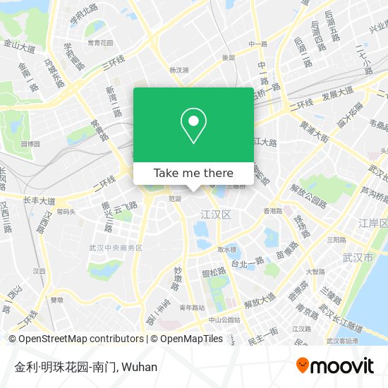 金利·明珠花园-南门 map