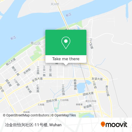 冶金街怡兴社区-11号楼 map