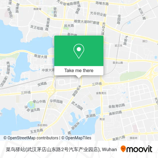 菜鸟驿站(武汉茅店山东路2号汽车产业园店) map