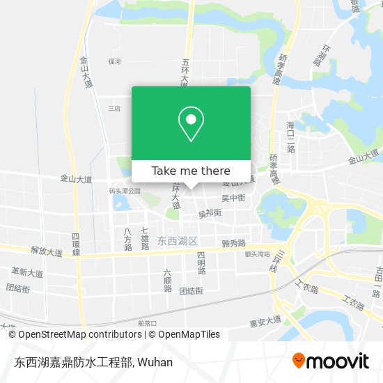 东西湖嘉鼎防水工程部 map