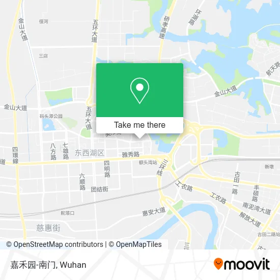 嘉禾园-南门 map