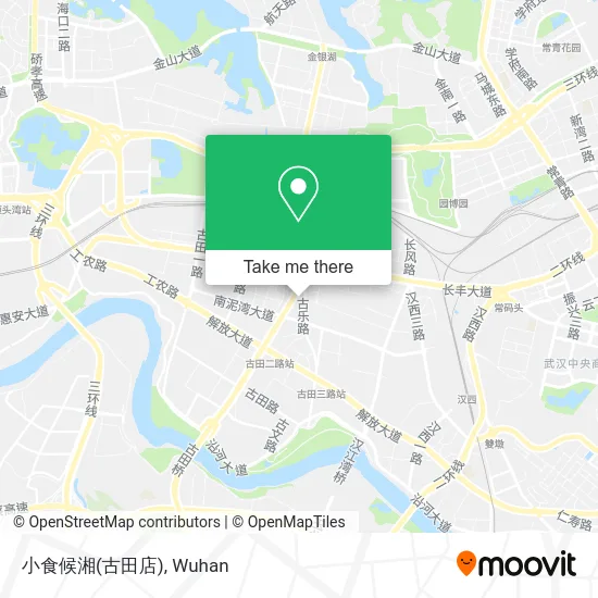 小食候湘(古田店) map