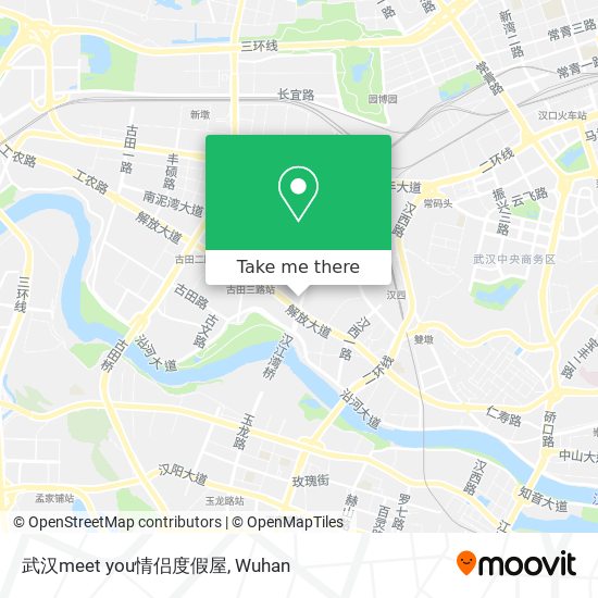 武汉meet you情侣度假屋 map
