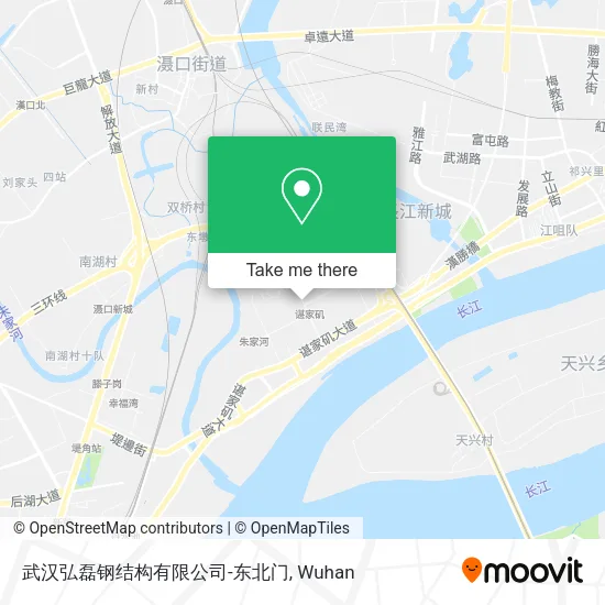 武汉弘磊钢结构有限公司-东北门 map
