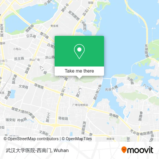 武汉大学医院-西南门 map