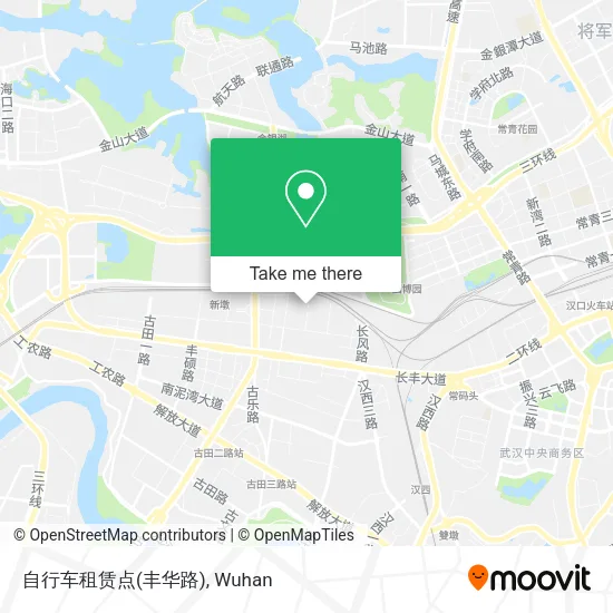 自行车租赁点(丰华路) map