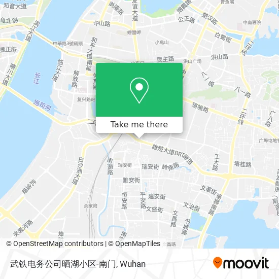 武铁电务公司晒湖小区-南门 map