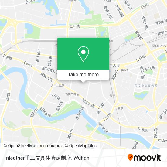 nleather手工皮具体验定制店 map
