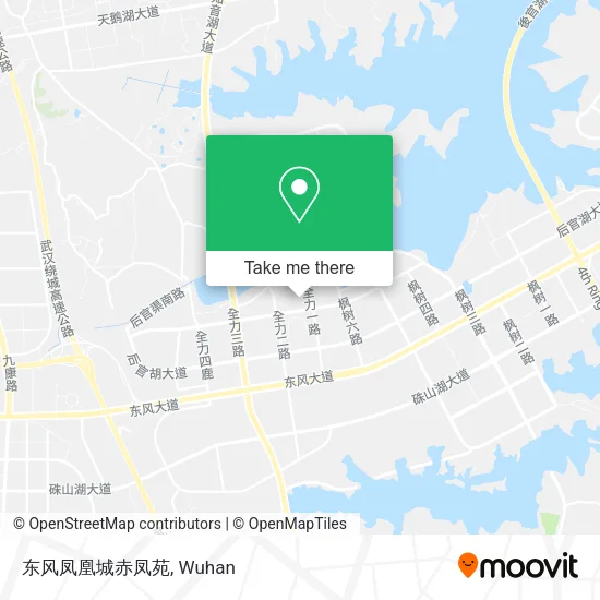 东风凤凰城赤凤苑 map