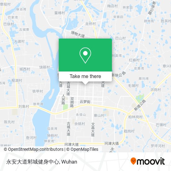 永安大道邾城健身中心 map