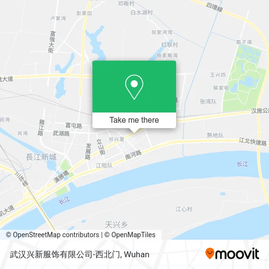 武汉兴新服饰有限公司-西北门 map