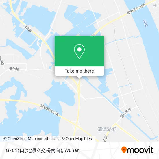G70出口(北湖立交桥南向) map