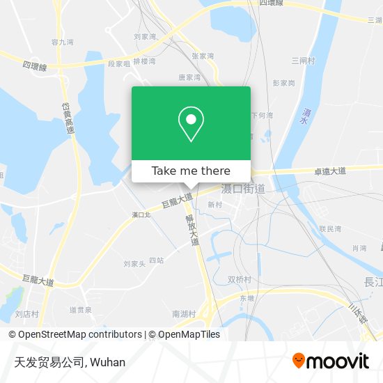 天发贸易公司 map
