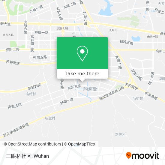 三眼桥社区 map