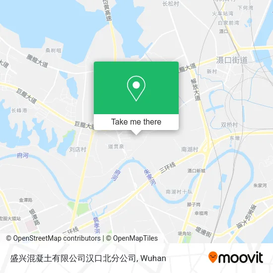 盛兴混凝土有限公司汉口北分公司 map