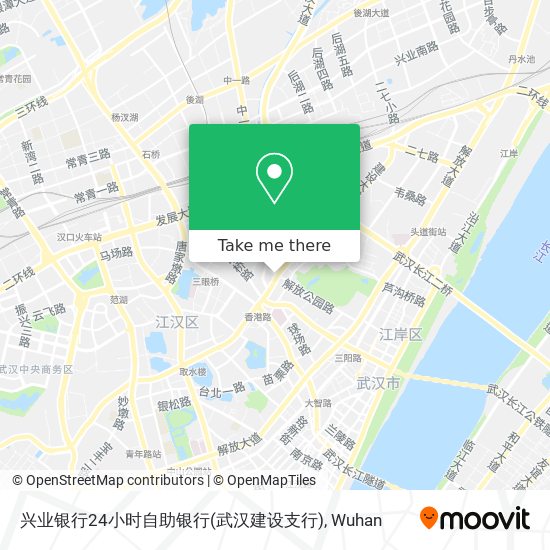 兴业银行24小时自助银行(武汉建设支行) map