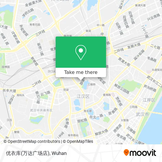 优衣库(万达广场店) map