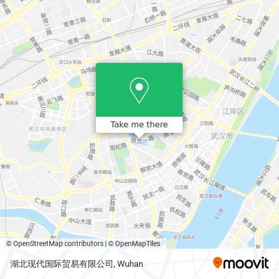 湖北现代国际贸易有限公司 map