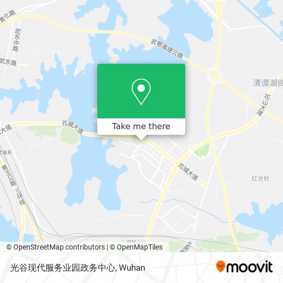 光谷现代服务业园政务中心 map