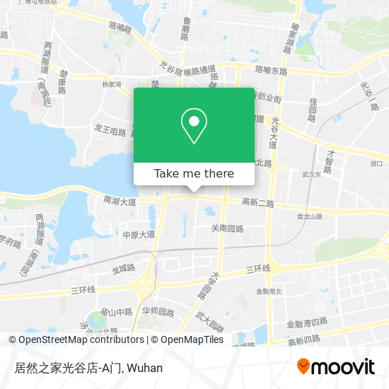 居然之家光谷店-A门 map
