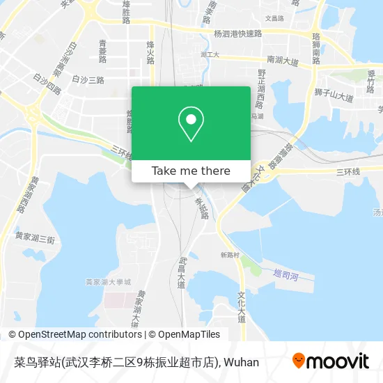 菜鸟驿站(武汉李桥二区9栋振业超市店) map