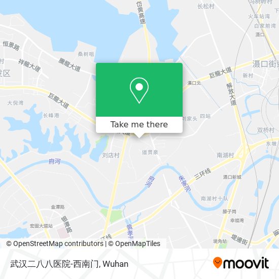 武汉二八八医院-西南门 map