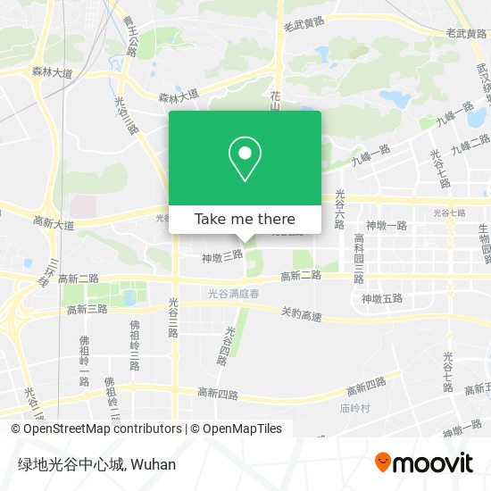 绿地光谷中心城 map