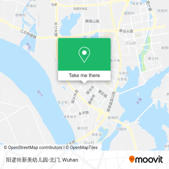 阳逻街新美幼儿园-北门 map
