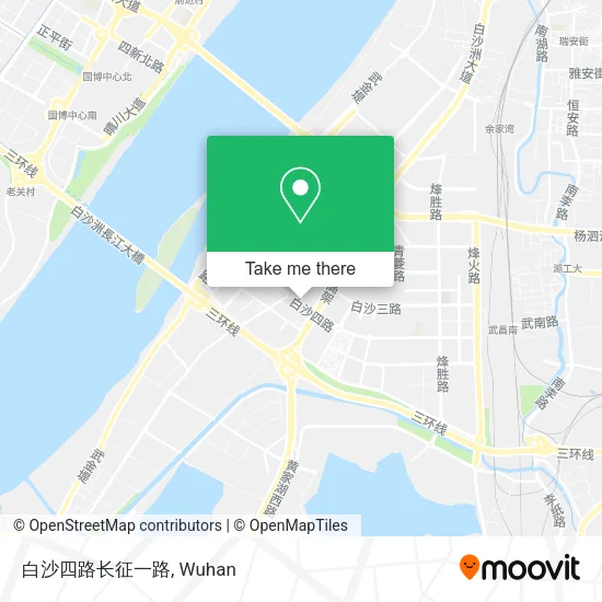 白沙四路长征一路 map