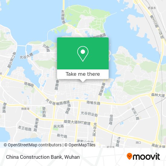 China Construction Bank map